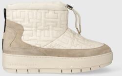 Tommy Hilfiger hócipő MONOGRAM SNOWBOOT bézs, FW0FW07637 - bézs Női 41