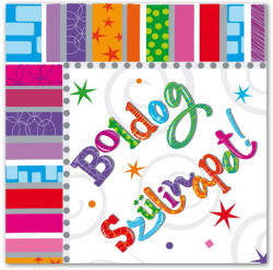  Boldog Szülinapot! Radiant Szalvéta - 33 cm x 33 cm, 20 db-os