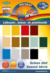 Kemikal Akropon padlófesték 15 l sötétszürke