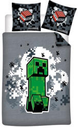  Minecraft ágynemű szürke (Creeper)