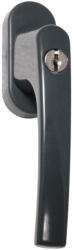 Gomboss/Perfekto Nagyalakú Ablakfélkilincs Zárható Antracit (49-000073-75)