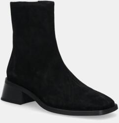 Vagabond Shoemakers velúr bokacsizma BLANCA fekete, női, magassarkú, 5217-240-20 - fekete Női 40