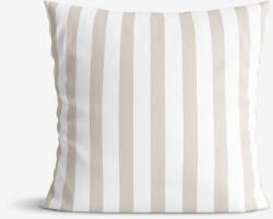 Goldea față de pernă 100% bumbac - dungi latte 30 x 50 cm