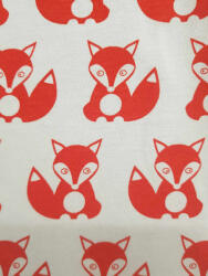 Vaganza Strech lepedő mintás 100x100cm - Róka (5999120524051)