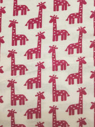 Vaganza Strech lepedő mintás 100x100cm - Zsiráf (5999120524044)