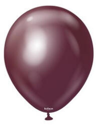Kalisan Króm lufi 11" (28cm-es) Chrome, króm léggömb, Burgundy, Bordó (LUFI255177)