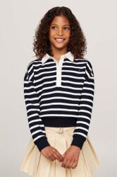 Tommy Hilfiger gyerek melegítőfelső pamutból sötétkék, mintás, KG0KG08362 - sötétkék 116