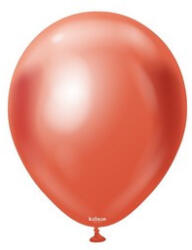 Kalisan Króm lufi 11" (28cm-es) Chrome, króm léggömb, Piros (LUFI960631)