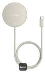 Baseus vezeték nélküli töltő mágnespad Simple Mini4 Qi2 15W arany 6932172658434