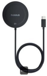 Baseus vezeték nélküli töltő mágnesbetét Simple Mini4 Qi2 15W fekete 6932172658427