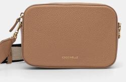 Coccinelle bőr táska barna - barna Univerzális méret - answear - 54 990 Ft
