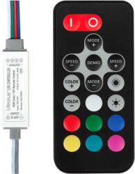 Ultralux Rf Мини контролер за rgb led осветление 5-24v dc 72w (12v) (rgbrfc6a)