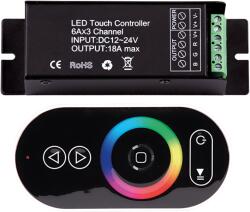 Ultralux RF Touch контролер за RGB LED осветление 18А 12-24V DC 216W (RGBRFC5T)