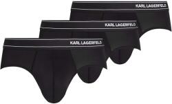 Karl Lagerfeld M Lenjerie (Pack of 3) Stripe Logo Micro Brief (3P) A1M47085 999 black