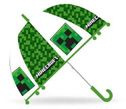  Minecraft átlátszó esernyő - 70 cm - zöld-fehér (JVL-EWA00007MC-68792)
