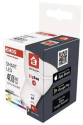 EMOS LED izzó GoSmart MR16 / GU10 / 4, 8 W (35 W) / 400 lm / RGB / dimmelhető / Zigbee ZQZ832R (EMOS-ZQZ832R)