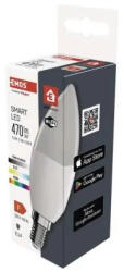 EMOS GoSmart 4, 8W (40W) E14 470lm RGB dimmelhető Wi-Fi ZQW322R C35 LED gyertya izzó (EMOS-ZQW322R)