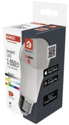 EMOS LED izzó GoSmart A60 / E27 / 11 W (75 W) / 1 050 lm / RGB / dimmelhető / Zigbee ZQZ515R (EMOS-ZQZ515R)