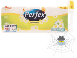 Perfex Toalettpapír PERFEX Delux 3 rétegű 10 tekercses Kamilla