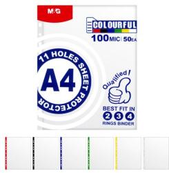 AURO Plic Euro A4 50 m transparent cu marcaj colorat (50 buc)