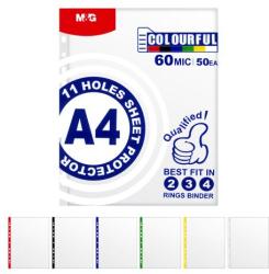 AURO Plic Euro A4 30 m transparent cu marcaj colorat (50 buc)