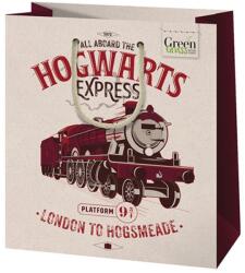 Cardex Green Grass Harry Potter Roxfort Express közepes méretű prémium ajándéktáska 18x10x23 cm 38809C