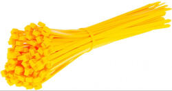 SapiSelco 200x4, 5 Fluoreszkáló UV-sárga kábelkötegelő - gyorskötöző (100db/cs) SapiSelco SELFIT FLUOR [SEL. 40.223R]