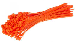 SapiSelco Fluoreszkáló 200x4, 5 Neon - narancs kábelkötegelő - gyorskötöző (100db/cs) SapiSelco SELFIT FLUOR [SEL. 42.223R]