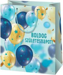 Cardex Boldog Születésnapot lufis közepes ajándéktáska 18x10x23 cm 45700