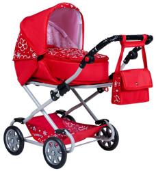 New Baby Cărucior pentru păpuşi Monika roşu (CAR-29159)