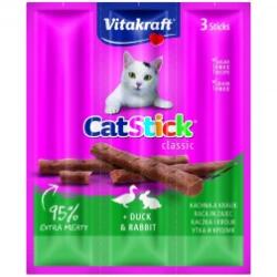 Vitakraft Cat Stick Jutalomfalat Mini Nyúl & Kacsa 3x6g - premiumeledel