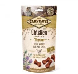 CarniLove -Carnilove Cat Jutalomfalat Semi Moist Chicken&thyme - Csirke kakukkfűvel 50g - premiumeledel