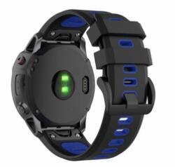 Gigapack Garmin Enduro/Fenix 26mm Pótszíj, fekete/sötétkék (149197) (GP-149197)