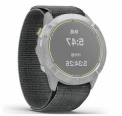 Gigapack Garmin Enduro/Fenix 26mm Nylon Pótszíj, sötétszürke (149254) (GP-149254)