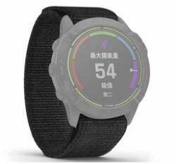 Gigapack Garmin Enduro/Fenix 26mm Nylon Pótszíj, fekete (149253) (GP-149253)