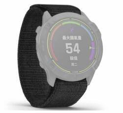 Gigapack Garmin Epix/Fenix 22mm Nylon Pótszíj, fekete (149256) (GP-149256)