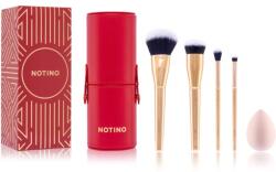 Notino Gift Set Make-up Brushes and Sponge Gift Set set de pensule cu husă