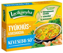 Lacikonyha tyúkhúsleveskocka sócsökkentett - 60g
