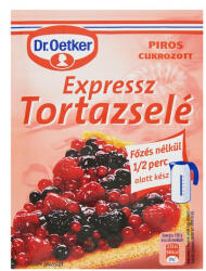 Dr. Oetker tortazselé express piros - 50 g