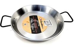 Garcima Tigaie profesionala din otel lustruit, paella fructe de mare, diametru 30 cm, 2 manere, 1 portie, Pata Negra, GRC85130 (GRC85130)