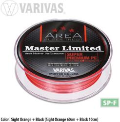 VARIVAS Trout Area Master Limited PE Zsinór - 75 m, #0.15, 4.5 lb, Sight Orange