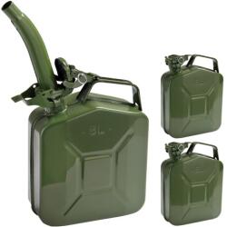 monzana® Fém kannák 5l - 3 db (103574)