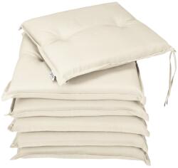 Detex® 6 x Boston ülőpárna 43x39x5 cm - krém (101951)