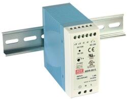 MEAN WELL MDR-60-24 kapcsolóüzemű tápegység 60W/24V/0-2, 5A (MDR-60-24)