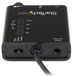 StarTech Külső USB Hangkártya Fekete
