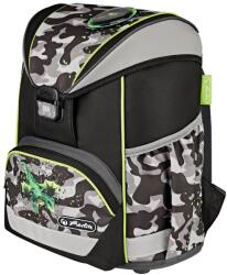 Herlitz Ghiozdan scoala neechipat UltraLight Herlitz, Motiv Camo dragon (50043262)