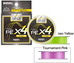 VARIVAS Super Trout Area PE X4 Neo Zsinór - 75 m, #0.175, 5 lb, Sárga