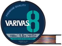 VARIVAS PE 8 Marking Edition Zsinór - 150 m, #1.5, 0.205 mm, 31 lb, Vivid 5 Color