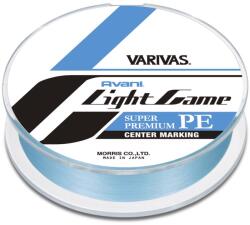 VARIVAS Avani Light Game Premium PE X4 Zsinór - 150 m, #0.3, 0.085 mm, Natúrkék