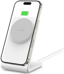 Tech-Protect QI15W-A38 Mágneses MagSafe Vezeték nélküli töltőállvány fehér (QI15W-A38)
